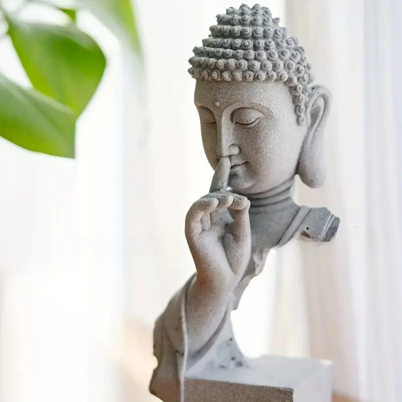 Estatua de Buda - "El silencio es oro"