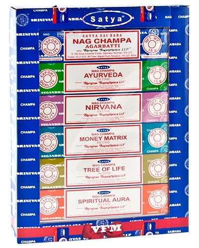Satya 12-in-1 Incense Sticks Gift Pack 15 Gram