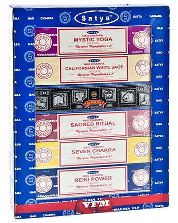 Satya 12-in-1 Incense Sticks Gift Pack 15 Gram