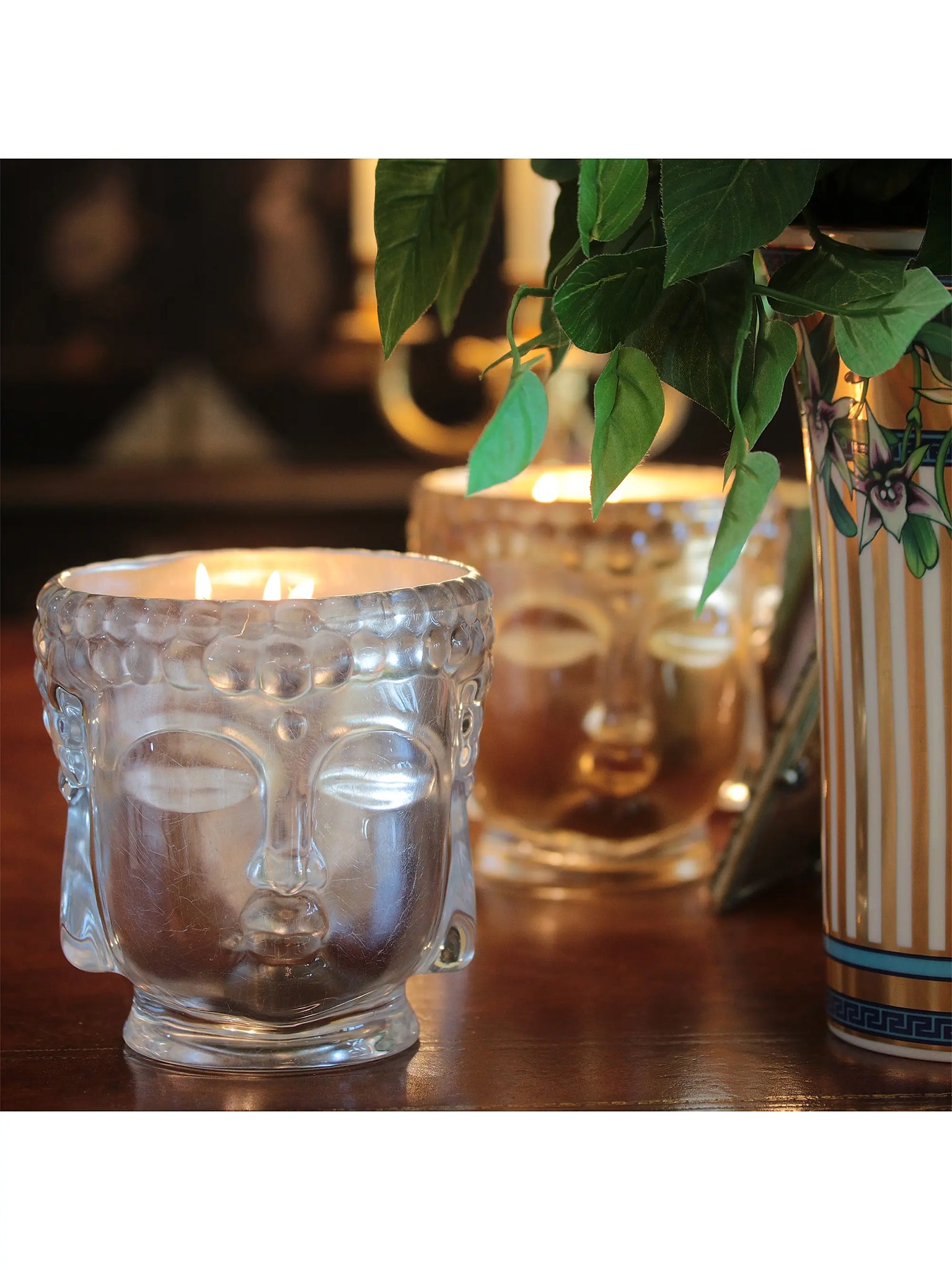 Supernova Buddha Royale Candle - Lined With Pure Silver