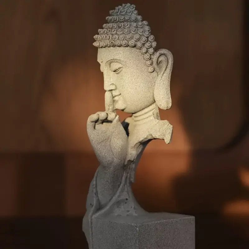 Estatua de Buda - "El silencio es oro"
