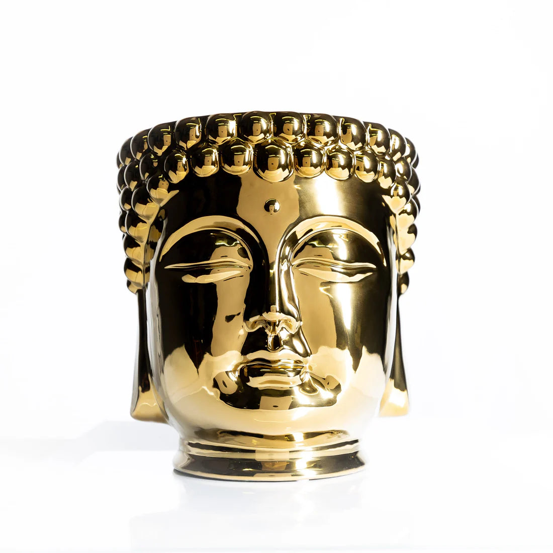 Vela Buda Grande dorada | Colección Buda Grande: Almizcle de marfil