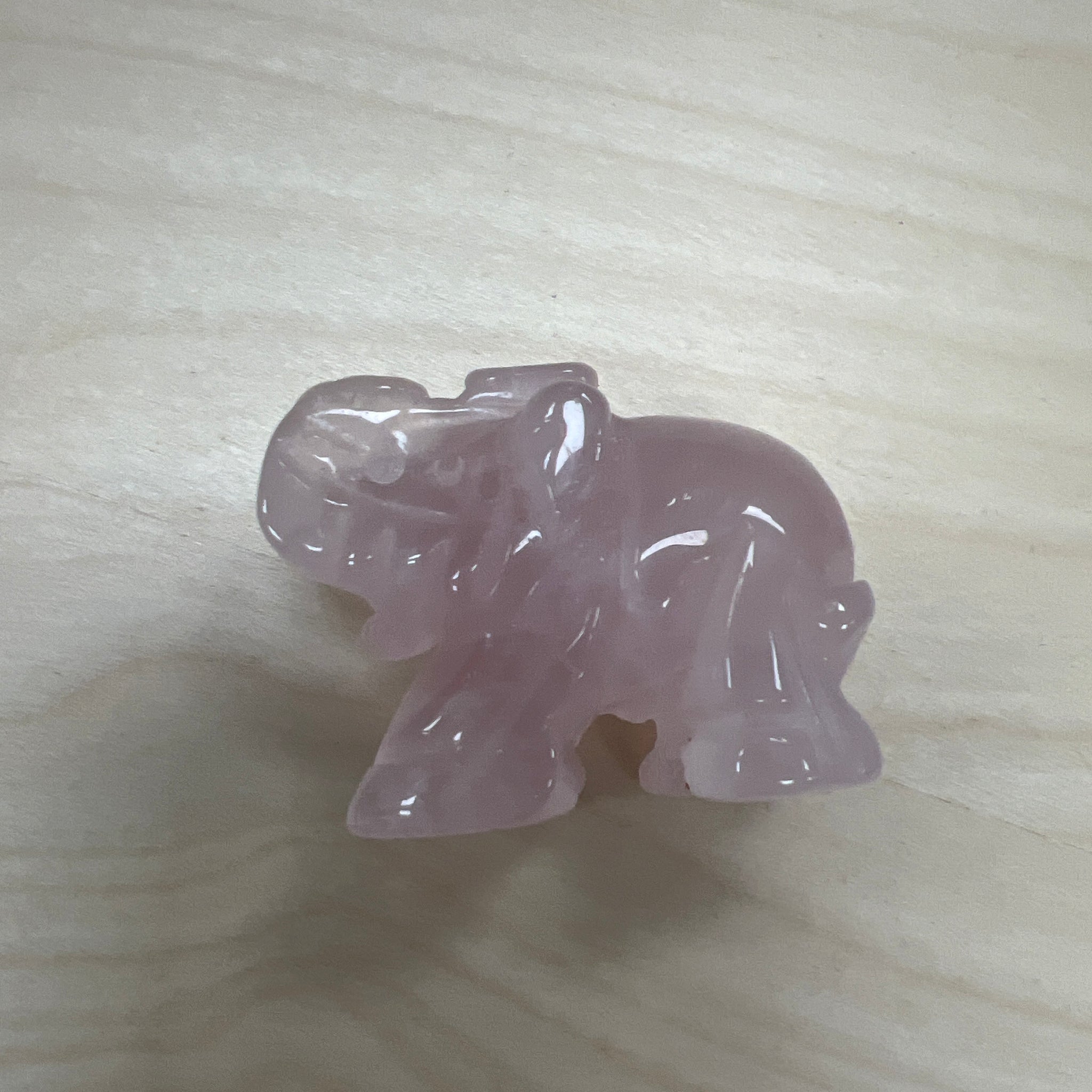 Rose Quartz Elephant