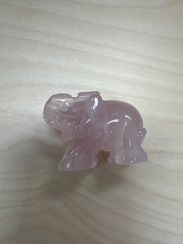 Rose Quartz Elephant