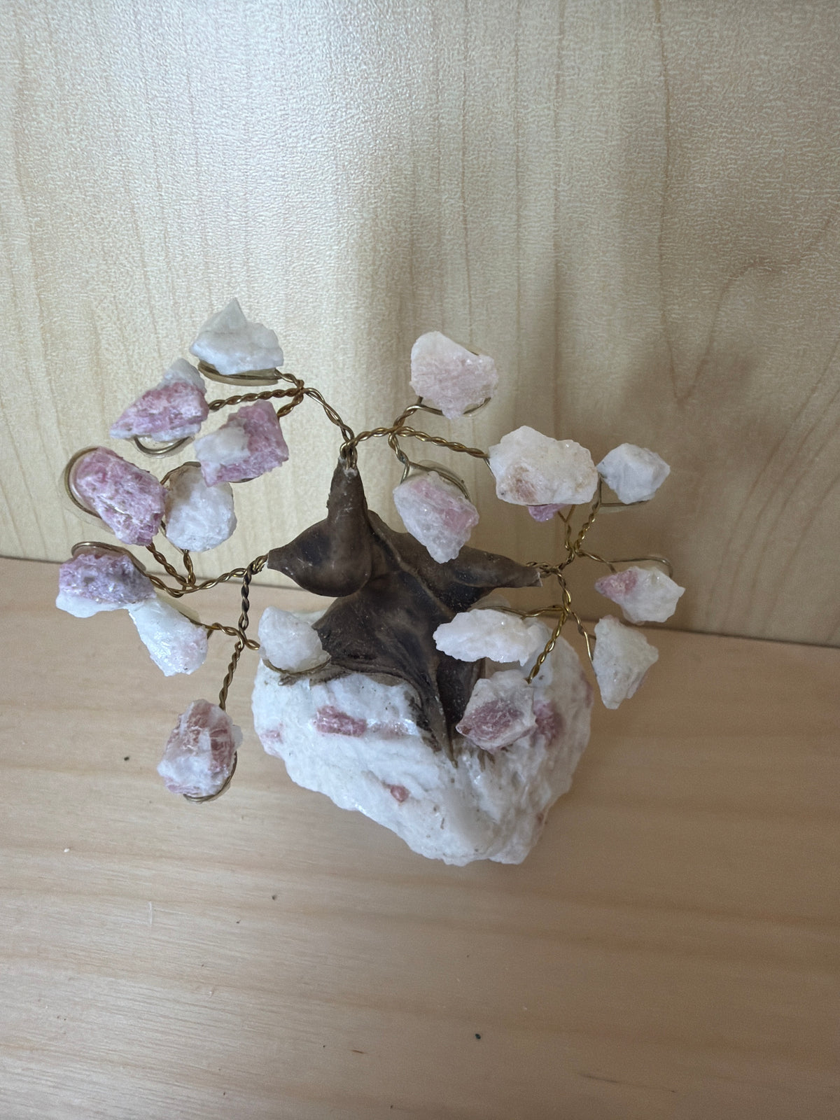 Miniárboles de chakras de cristal