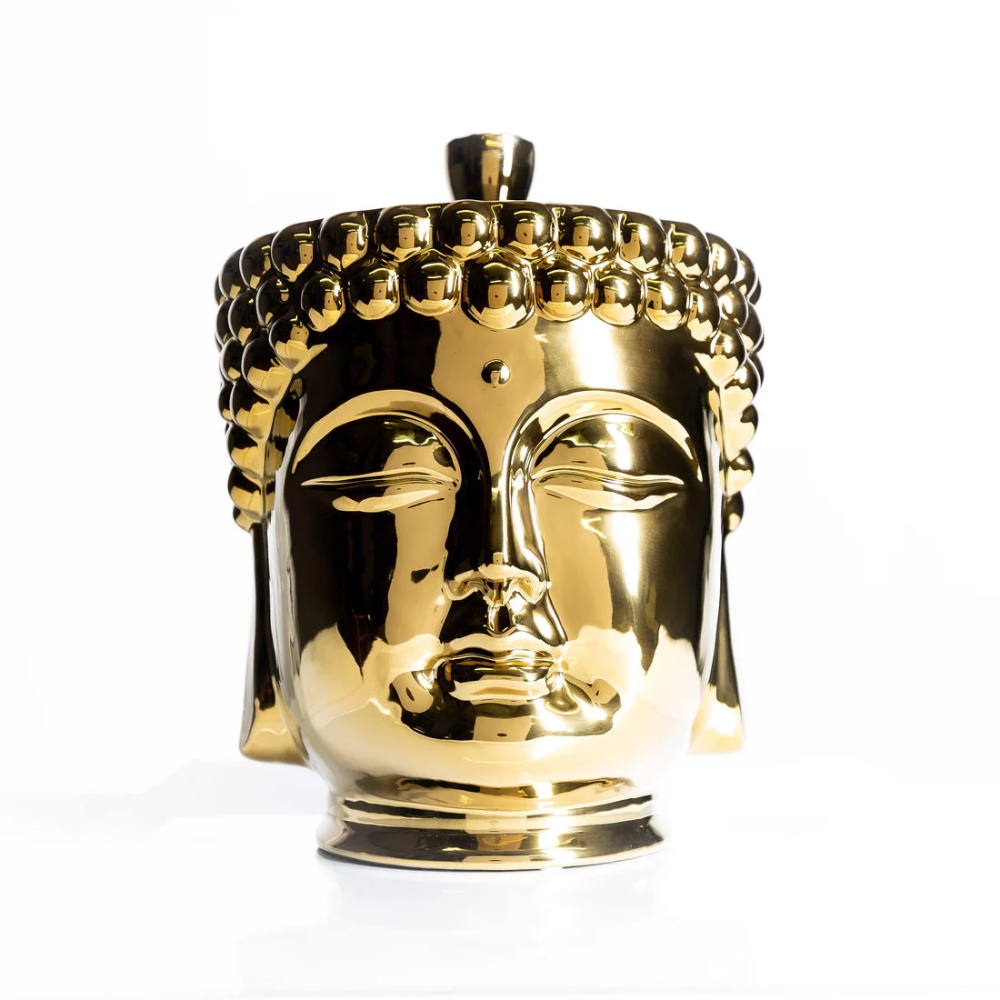 Vela Buda Grande dorada | Colección Buda Grande: Almizcle de marfil