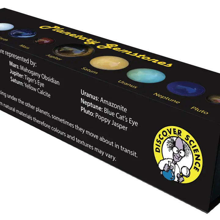 Caja de regalo con piedras preciosas planetarias. Paquete de 6