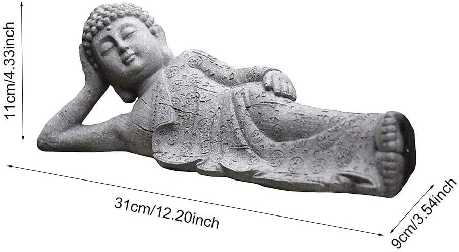 Reclining Buddha Resin Statue
