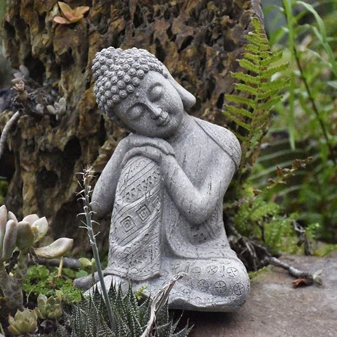 Sitting Buddha Resin Statue