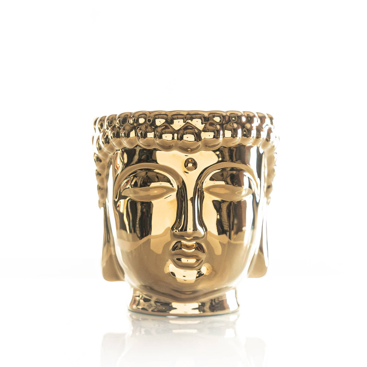 Colección Buda | Vela Buda Dorada: Oro / Palo Santo
