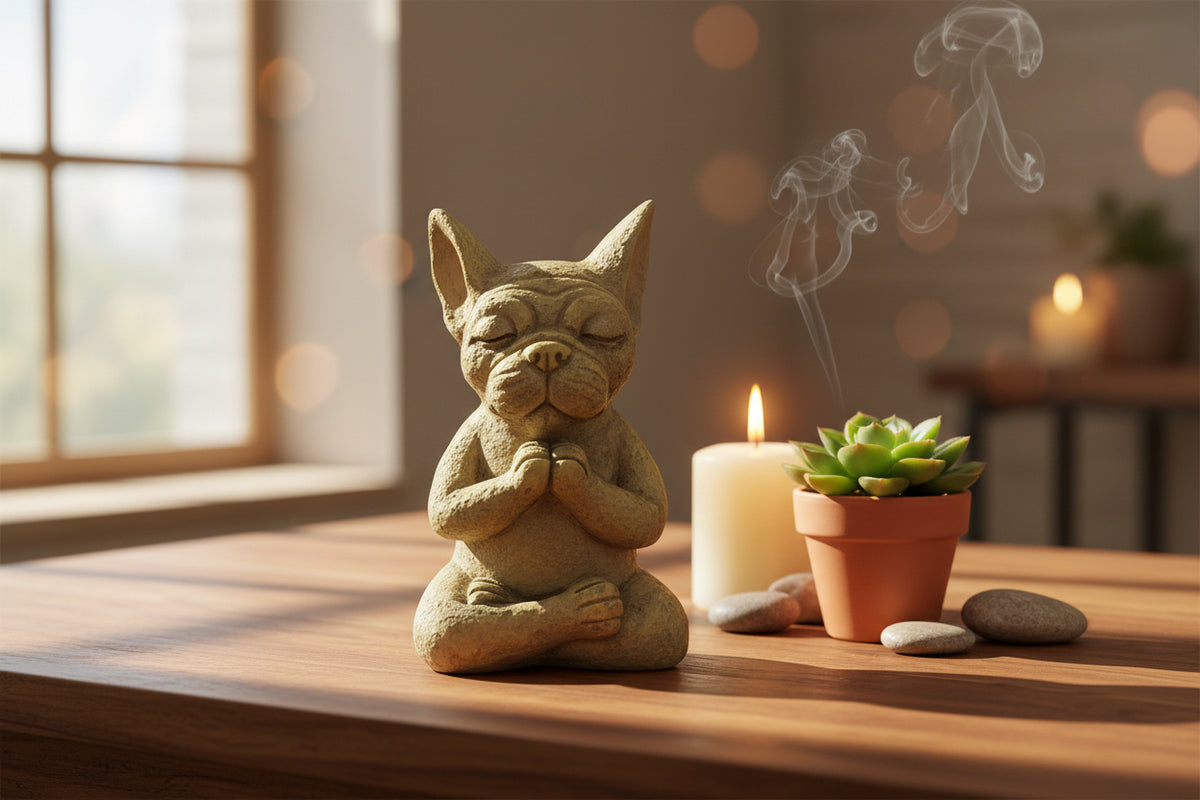Meditating Bulldog
