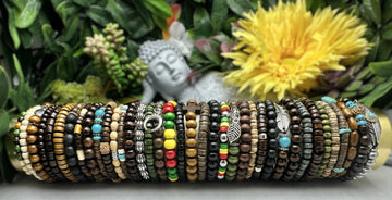 Bohemian Style Wooden Bead Bracelet