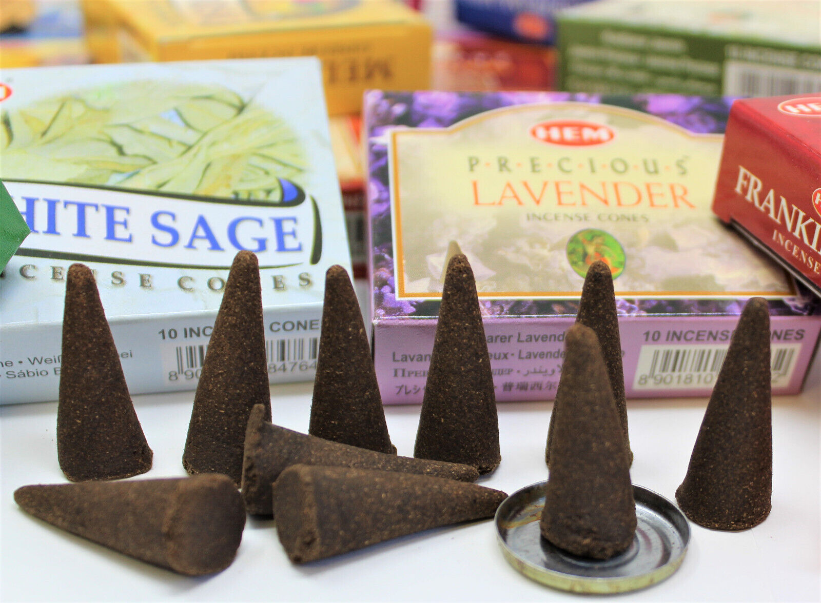 HEM Incense Cones - Box of 10 pcs