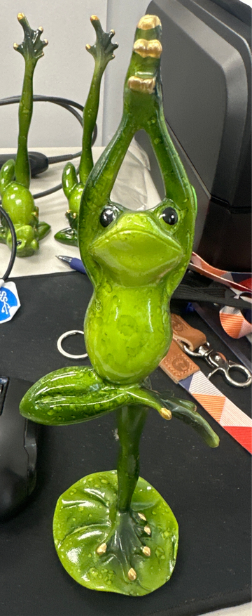 Yoga Pose Frog Scolpture