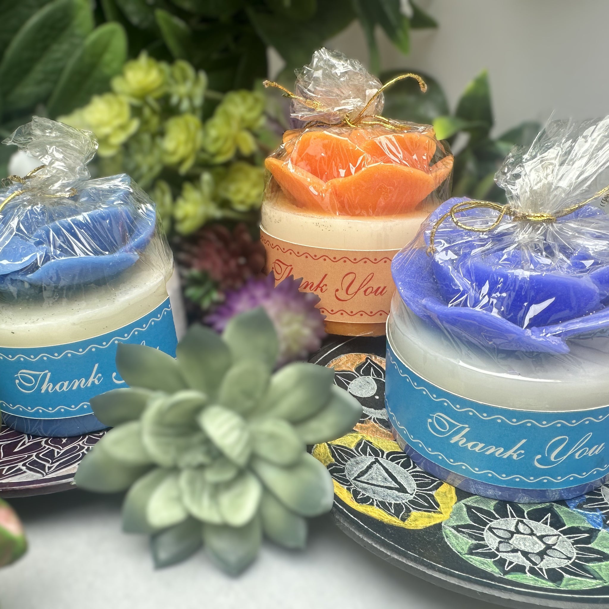 Auroshikha Thank You Flower Candle