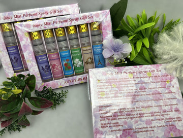 6 Pieces Auroshikha Body Mist Spray Set