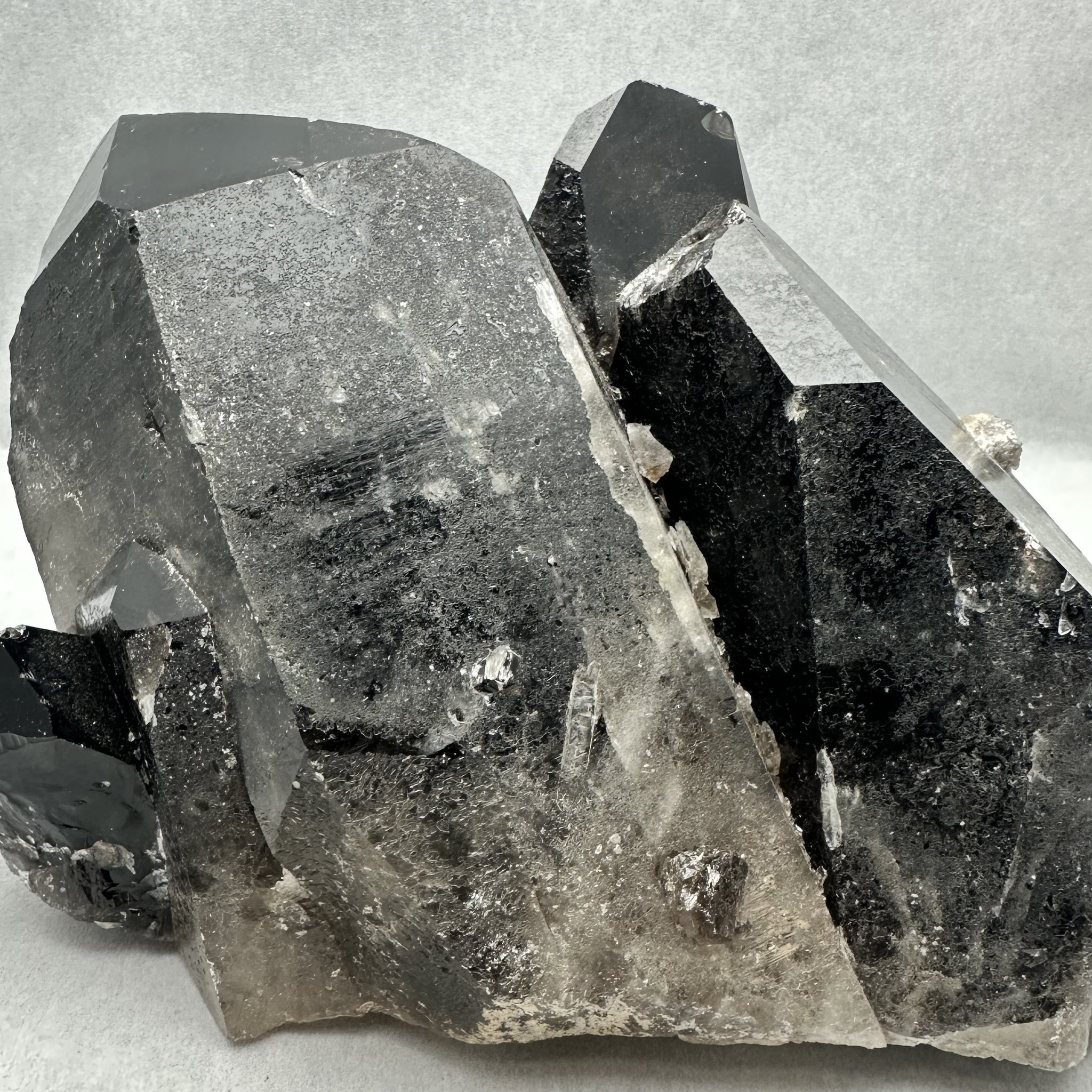 Raw Smoky Quartz Cluster - Grade A