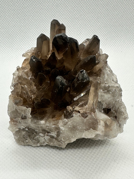 Raw Smoky Quartz Cluster - Grade A