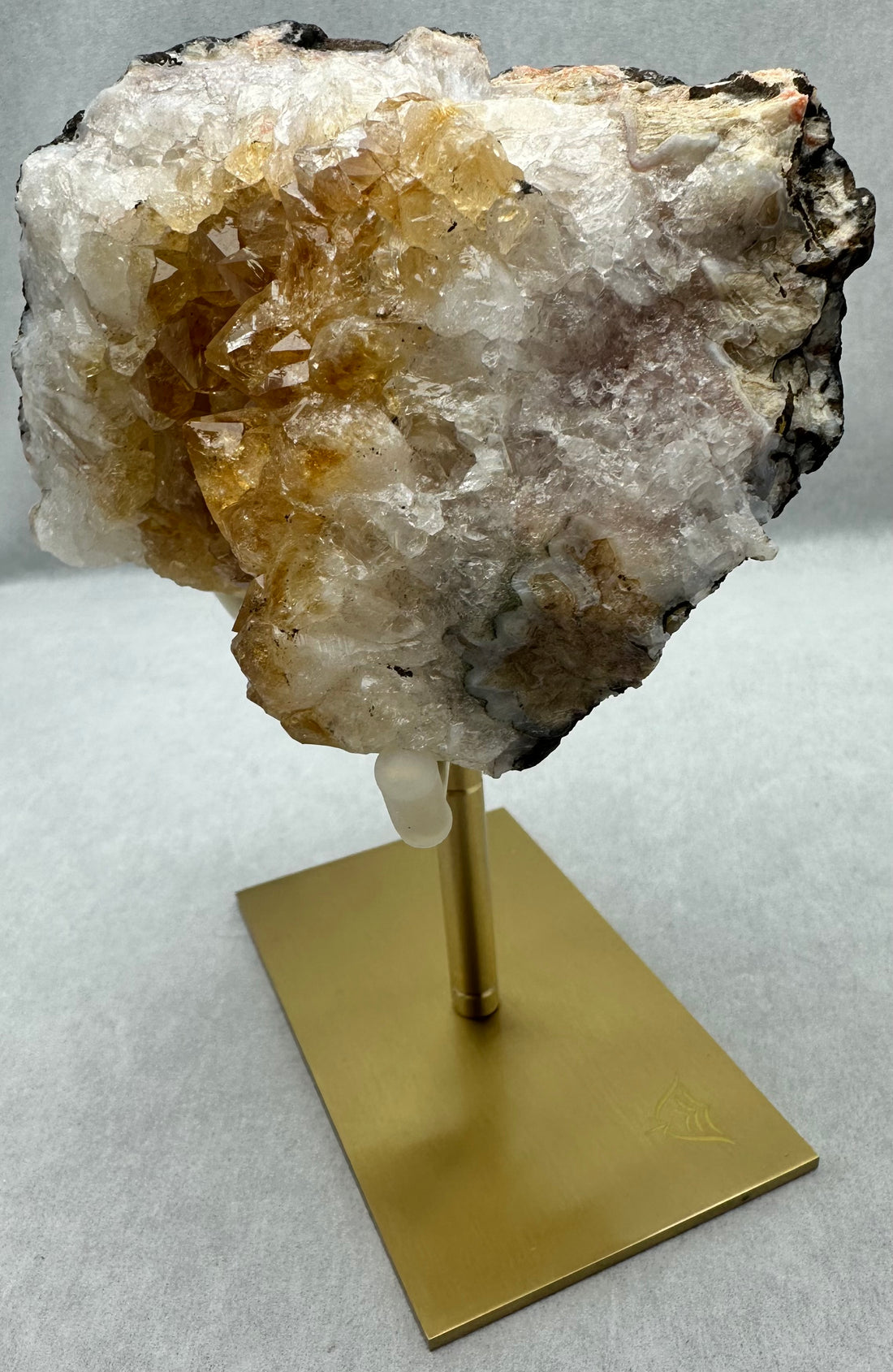 Raw Citrine Cluster - 100% Natural