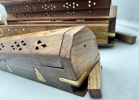 Wooden Sticks and Cone Incense Burner