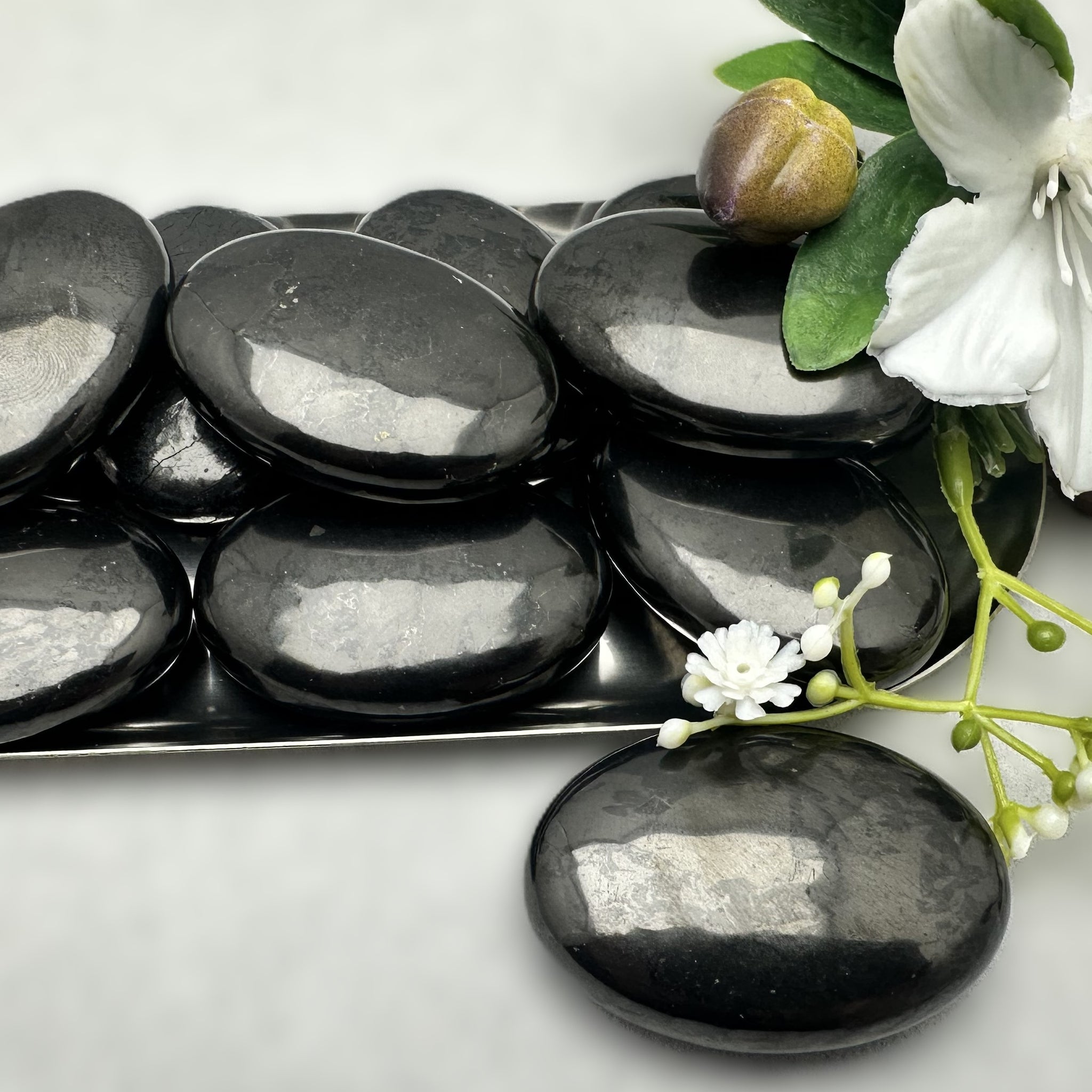 Shungite Palm Stones