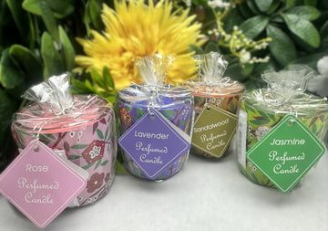 Auroshikha Festive Glass Candles