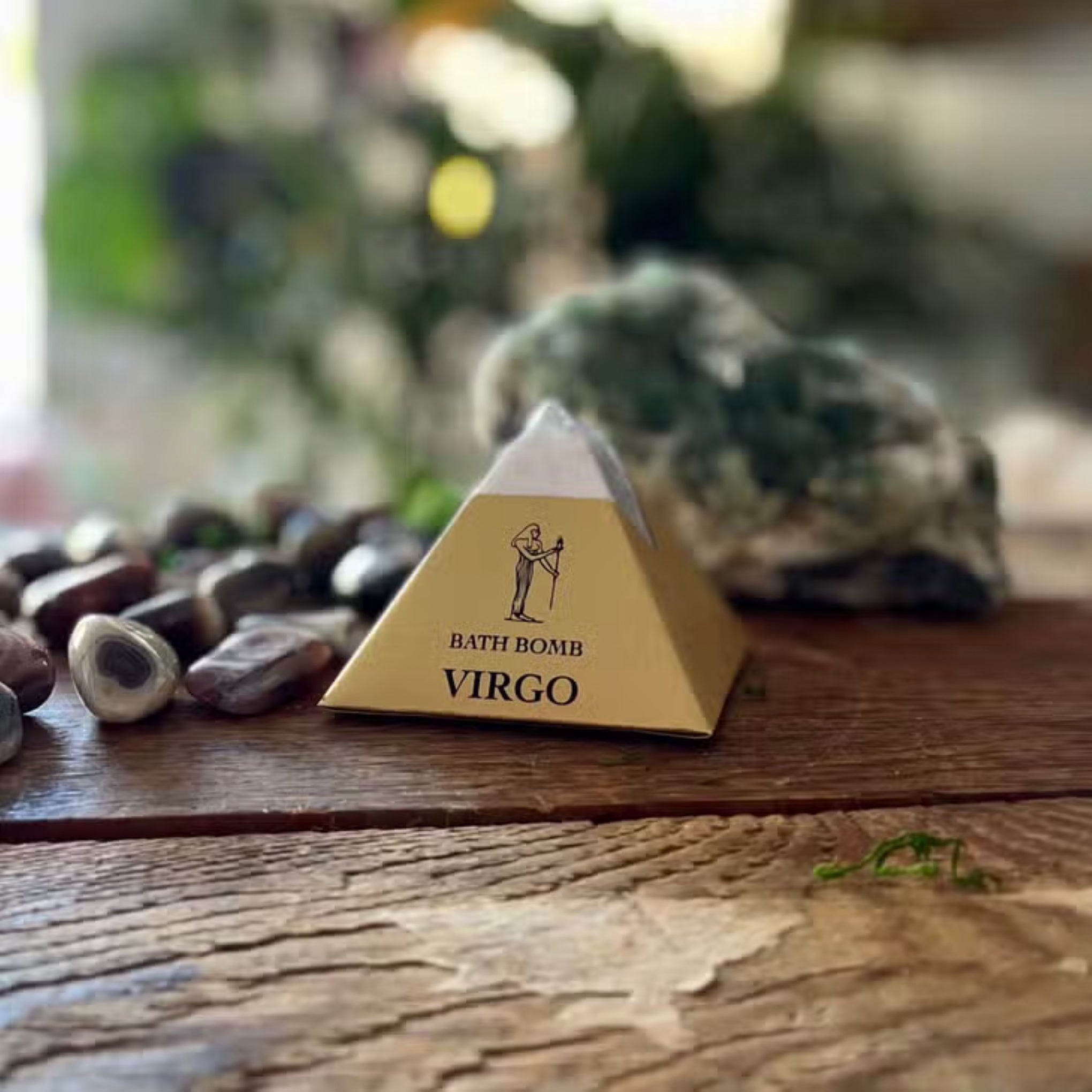 Bomba de baño Virgo con cristal oculto 