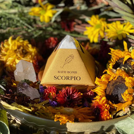 Scorpio Bath Bomb With Hidden Crystal