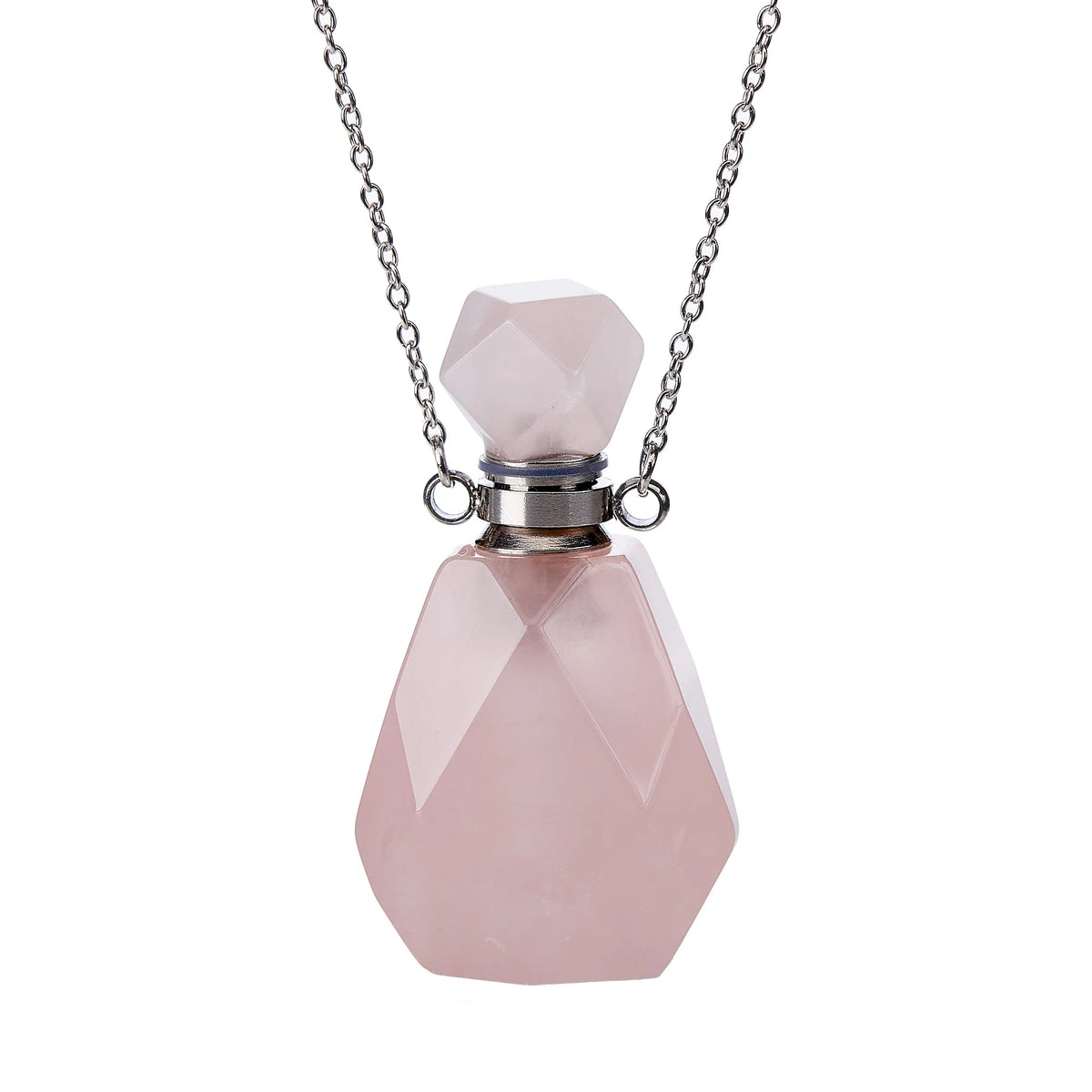 Conjuntos de collares y botellas de cristal para aromaterapia