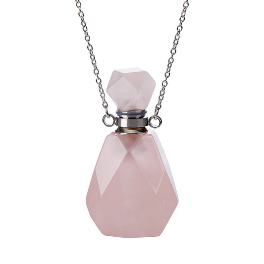 Crystal Aromatherapy Necklace Bottle