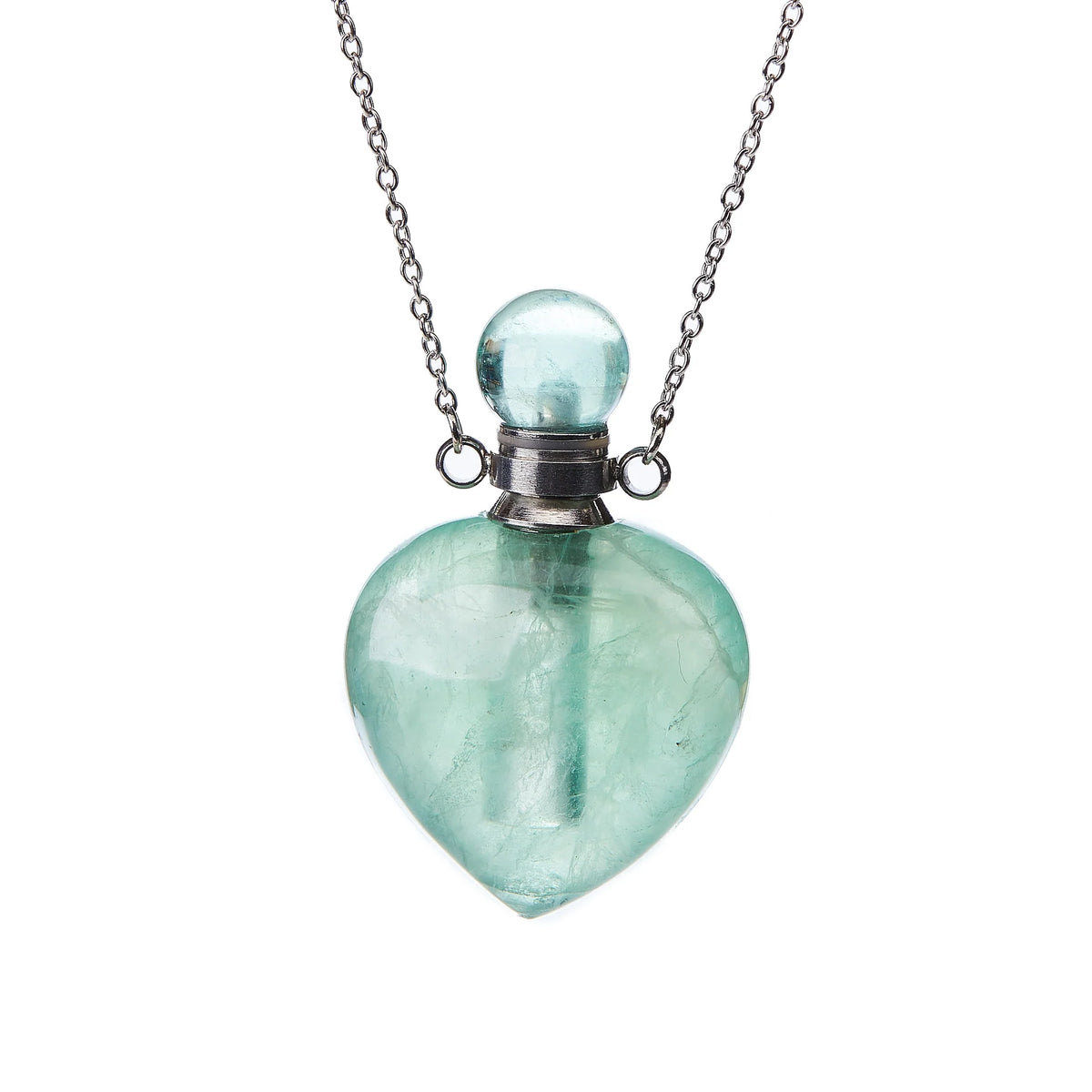 Conjuntos de collares y botellas de cristal para aromaterapia