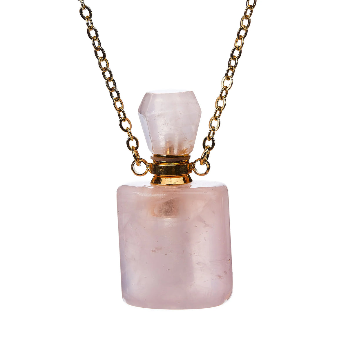 Conjuntos de collares y botellas de cristal para aromaterapia