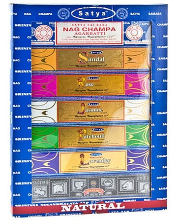 SATYA NATURAL SERIES INCENSE STICKS GIFT PACK
