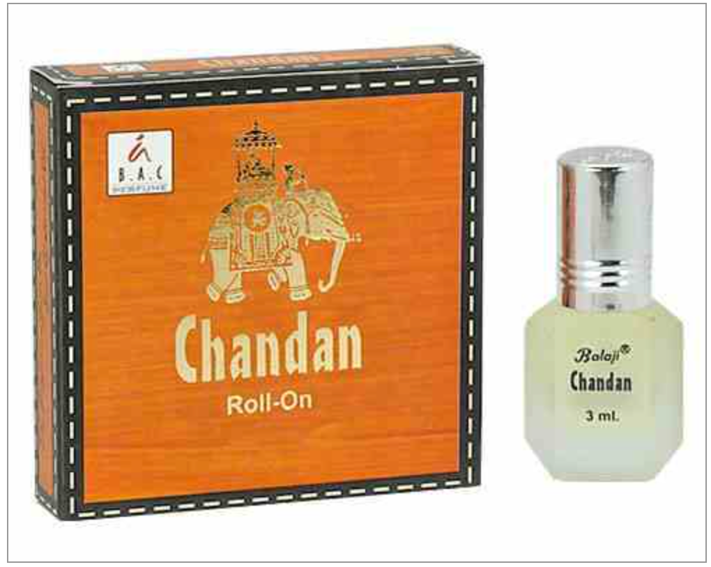 BLO01 - Balaji Chandan (Pure Mysore Sandal) Roll-on Perfume Oil