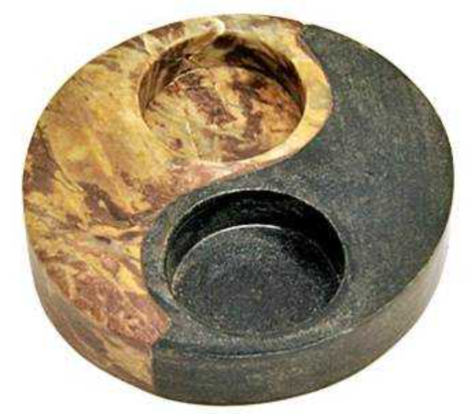 Yin Yang Soapstone Burner