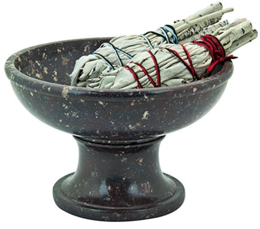 SBR60 - Plain Smudge Pot or Charcoal Burner - 5'D, 3'H
