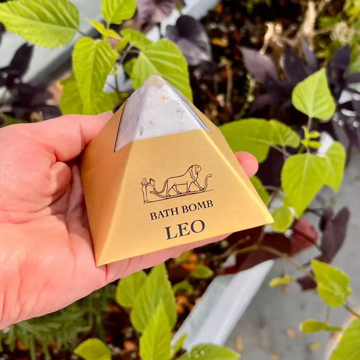 Bomba de baño Leo con cristal oculto