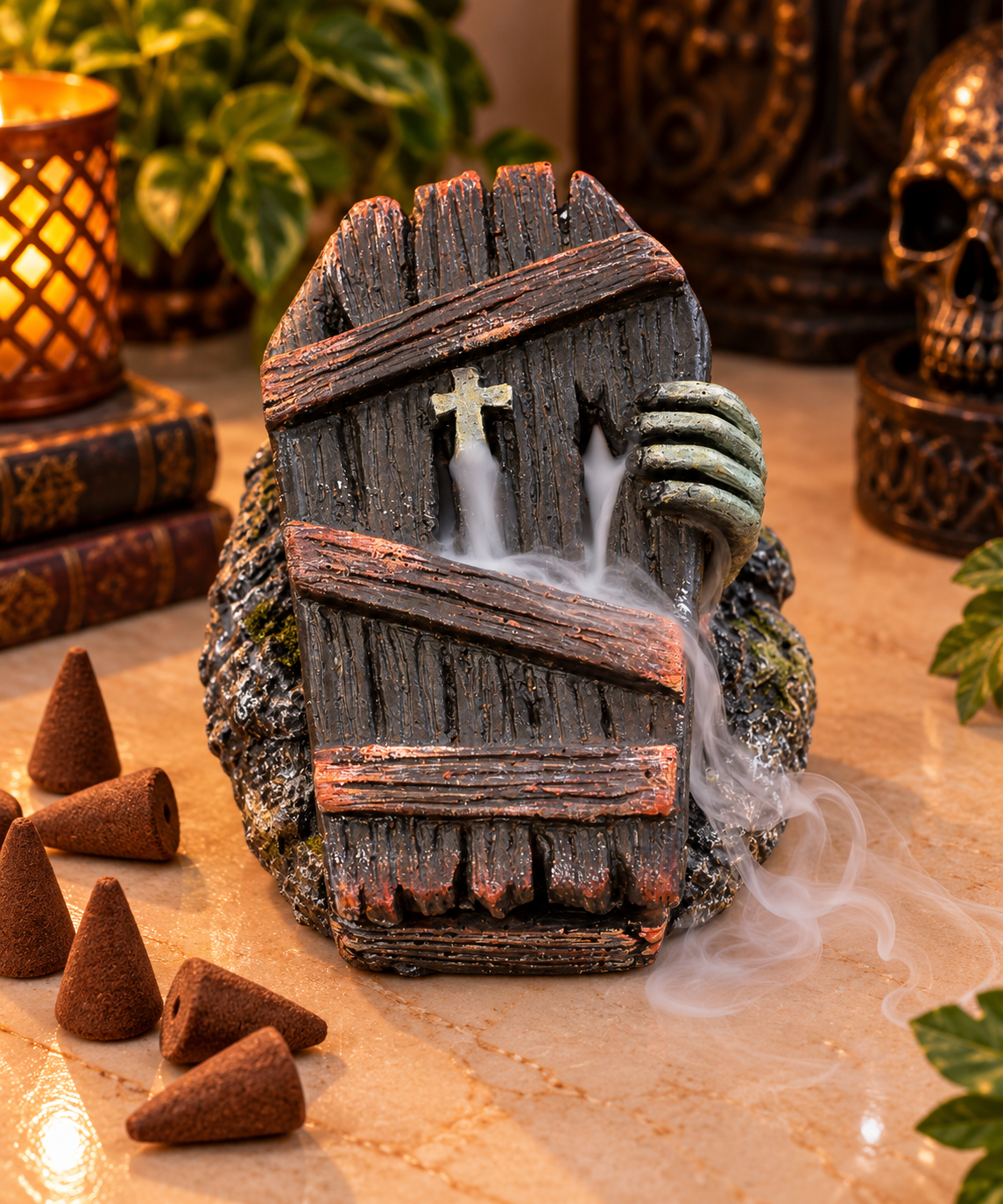 Mystic Coffin Incense Holder
