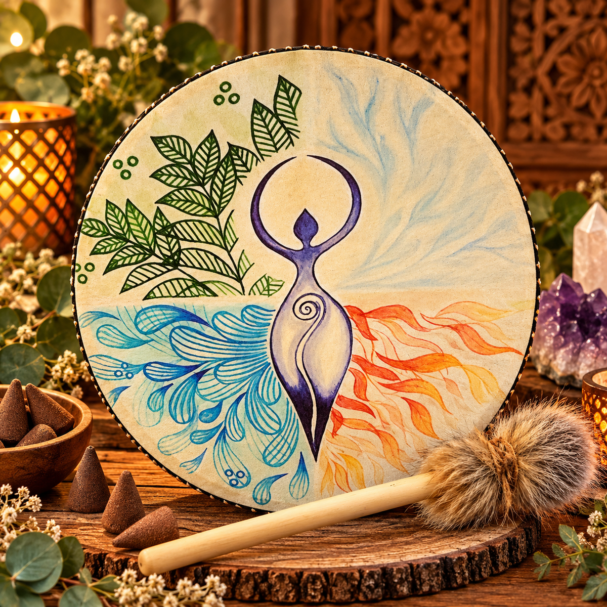 Mystic Drums With Mallet