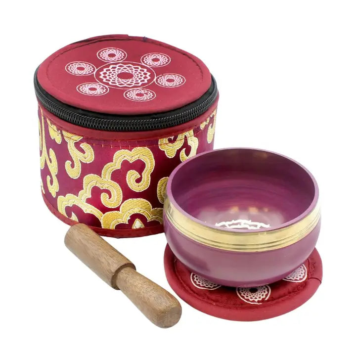 Small Singing Bowl - with Silk Case