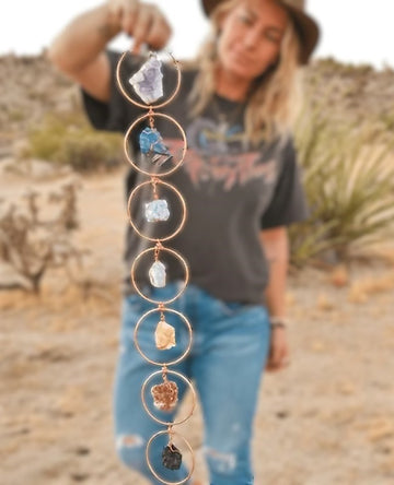 7 Chakra Gemstone Wall Decor