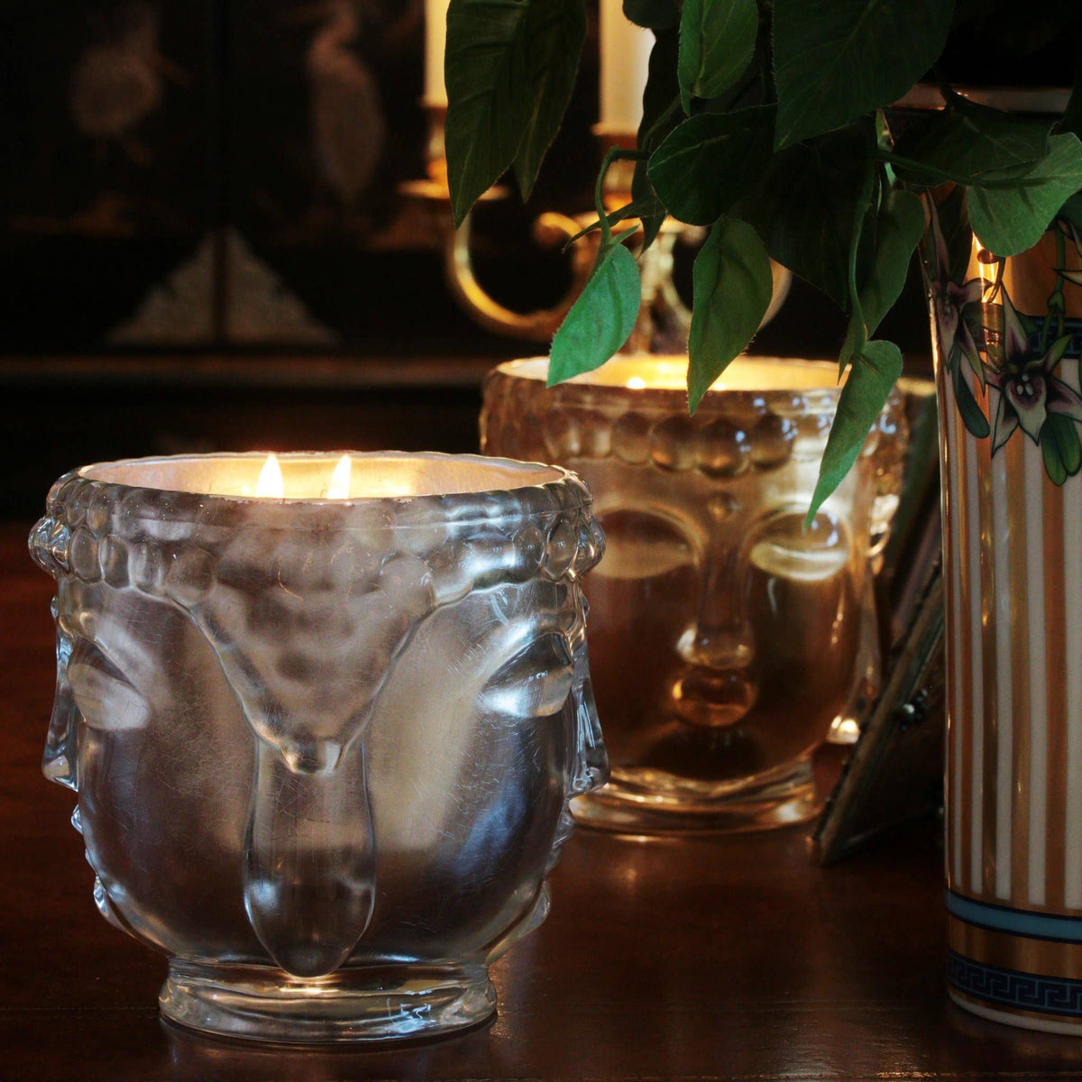 Vela Supernova forrada con plata pura | Buddha Royale