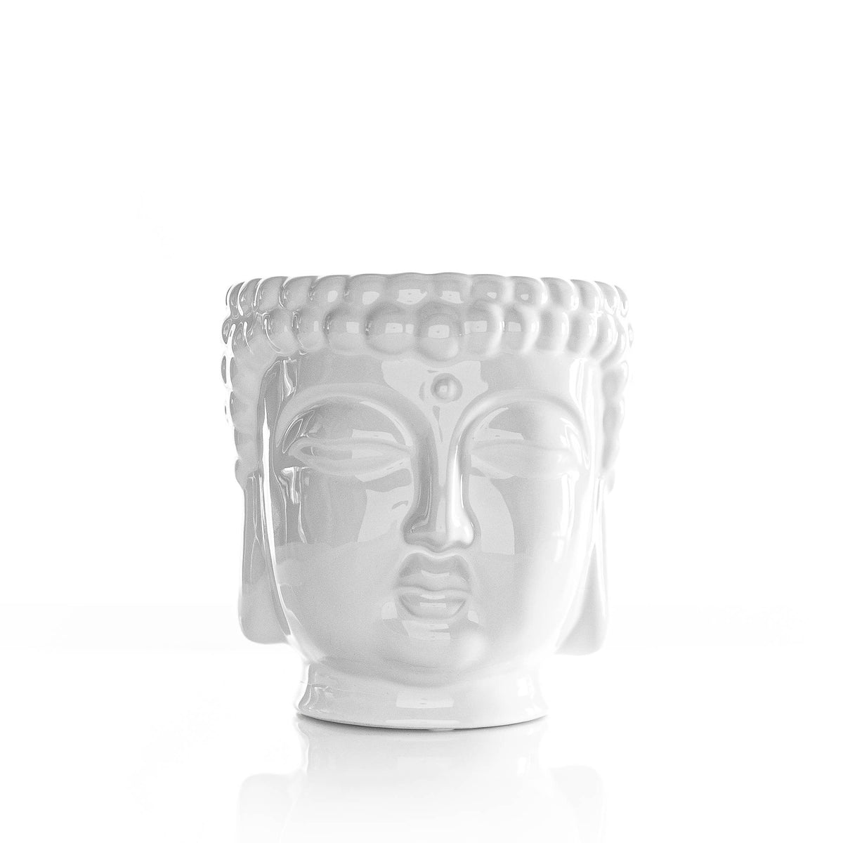 Vela Buda Blanca | Colección Buda: Blanco / Gardenia