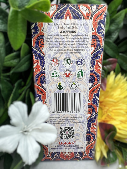 Goloka Rich Lavender Tea Light Candle