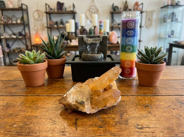 Tangerine Quartz Cluster