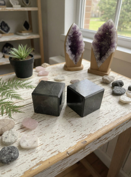Shungite Polished Cube