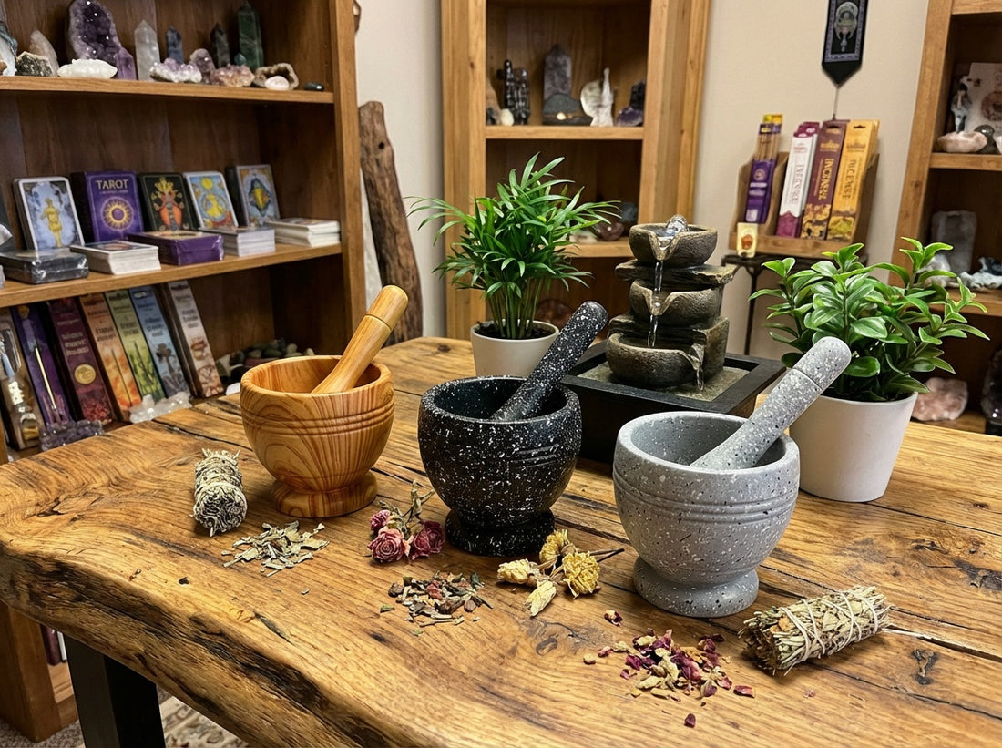 Resin Mortar and Pestle Set