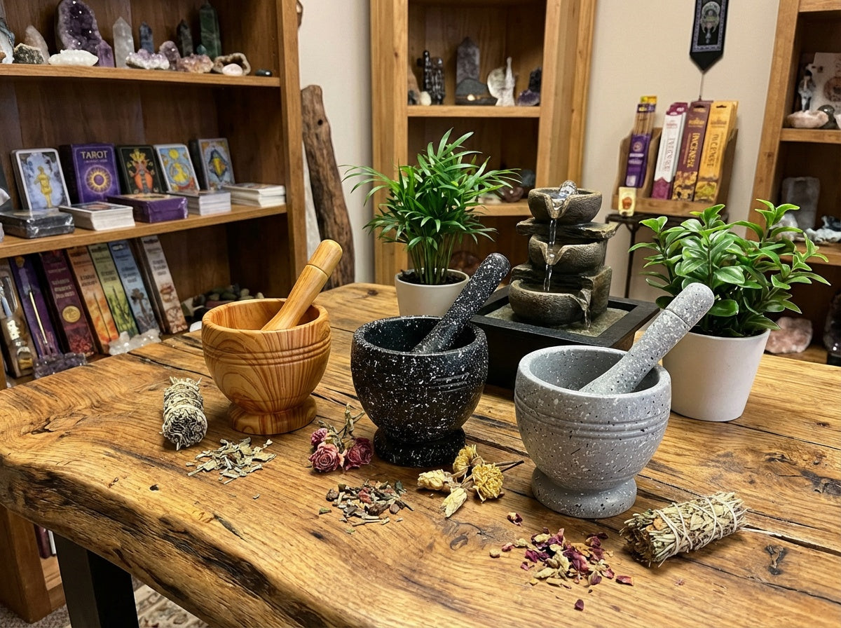 Resin Mortar and Pestle Set