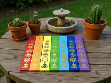 YOG Chakra Wooden Incense Stick Burner