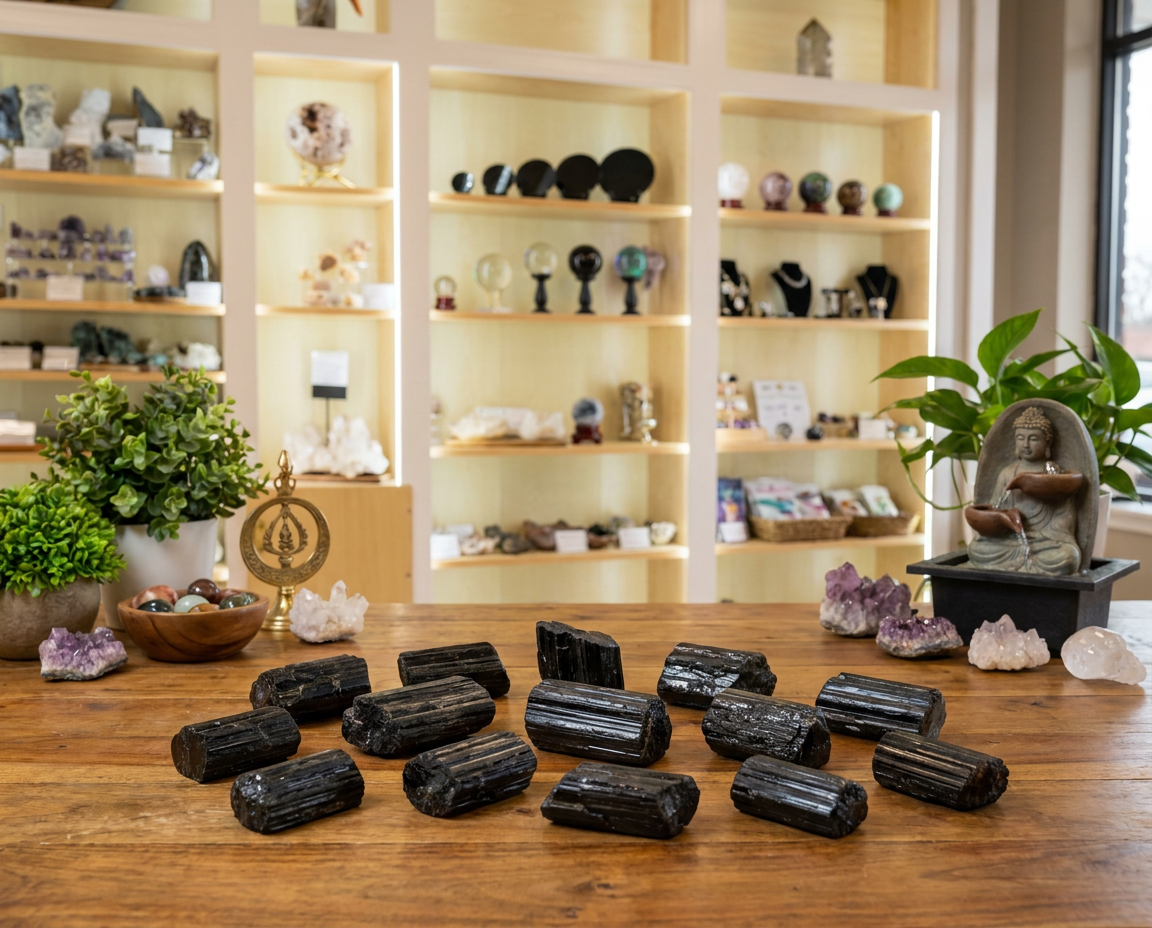 Black Tourmaline Raw (STN14)